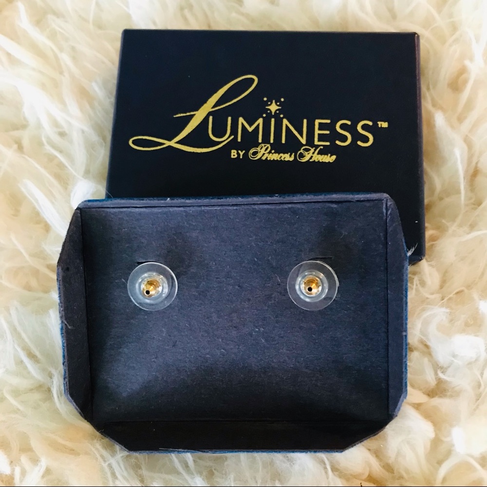 ~NWT LUMINOUS BY PRINCESS HOUSE BOW EARINGS WITH HANGING PEARL~ - Picture 2 of 7
